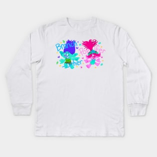 Branchopher and Popifer Kids Long Sleeve T-Shirt